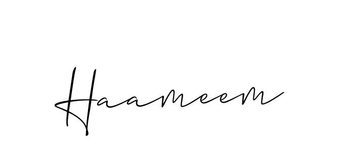 You can use this online signature creator to create a handwritten signature for the name Haameem. This is the best online autograph maker. Haameem signature style 2 images and pictures png