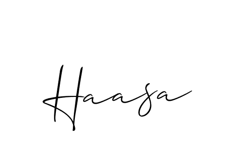 Best and Professional Signature Style for Haasa. Allison_Script Best Signature Style Collection. Haasa signature style 2 images and pictures png