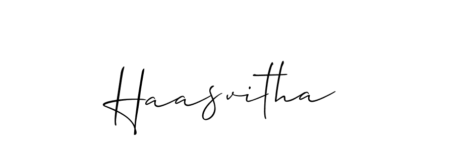 How to Draw Haasvitha signature style? Allison_Script is a latest design signature styles for name Haasvitha. Haasvitha signature style 2 images and pictures png