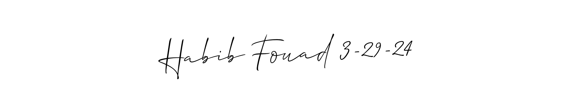 You can use this online signature creator to create a handwritten signature for the name Habib Fouad 3-29-24. This is the best online autograph maker. Habib Fouad 3-29-24 signature style 2 images and pictures png