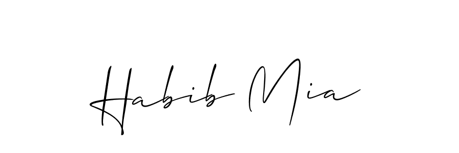 Once you've used our free online signature maker to create your best signature Allison_Script style, it's time to enjoy all of the benefits that Habib Mia name signing documents. Habib Mia signature style 2 images and pictures png