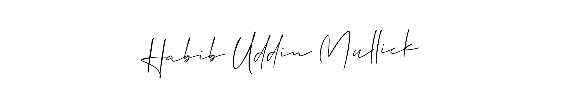 Once you've used our free online signature maker to create your best signature Allison_Script style, it's time to enjoy all of the benefits that Habib Uddin Mullick name signing documents. Habib Uddin Mullick signature style 2 images and pictures png