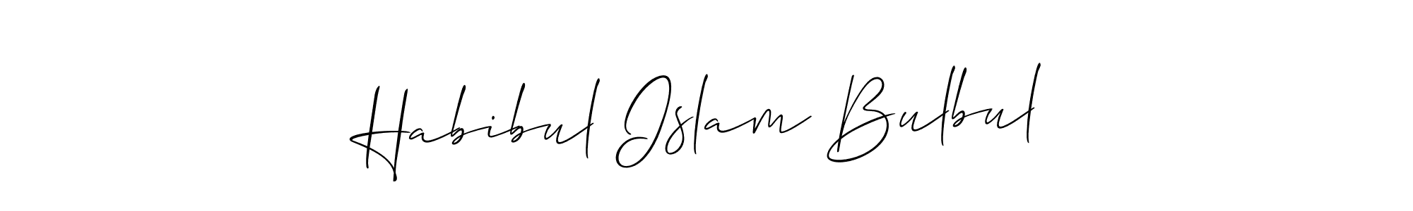 You can use this online signature creator to create a handwritten signature for the name Habibul Islam Bulbul. This is the best online autograph maker. Habibul Islam Bulbul signature style 2 images and pictures png