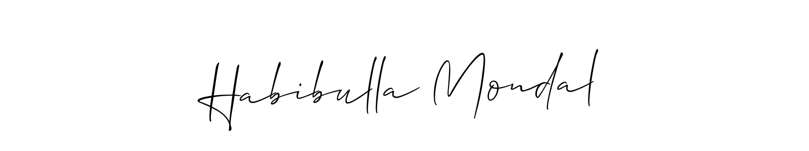 Best and Professional Signature Style for Habibulla Mondal. Allison_Script Best Signature Style Collection. Habibulla Mondal signature style 2 images and pictures png