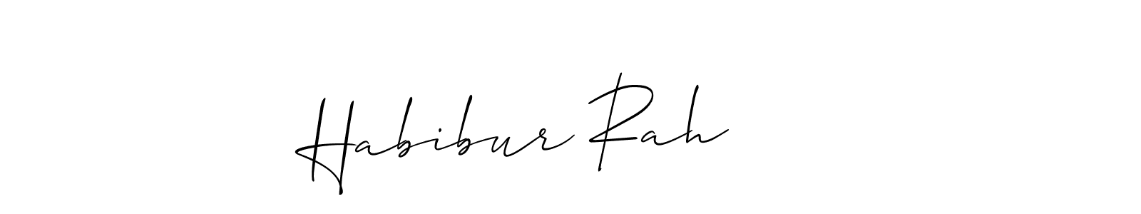 You can use this online signature creator to create a handwritten signature for the name Habibur Rah     . This is the best online autograph maker. Habibur Rah      signature style 2 images and pictures png