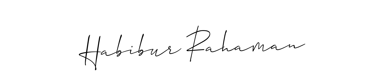 if you are searching for the best signature style for your name Habibur Rahaman. so please give up your signature search. here we have designed multiple signature styles  using Allison_Script. Habibur Rahaman signature style 2 images and pictures png