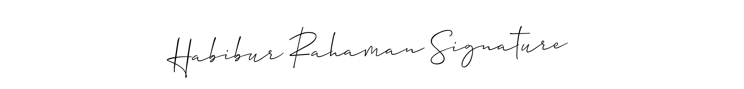Make a short Habibur Rahaman Signature signature style. Manage your documents anywhere anytime using Allison_Script. Create and add eSignatures, submit forms, share and send files easily. Habibur Rahaman Signature signature style 2 images and pictures png