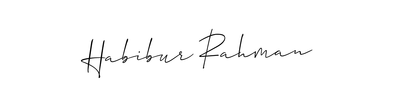 It looks lik you need a new signature style for name Habibur Rahman. Design unique handwritten (Allison_Script) signature with our free signature maker in just a few clicks. Habibur Rahman signature style 2 images and pictures png