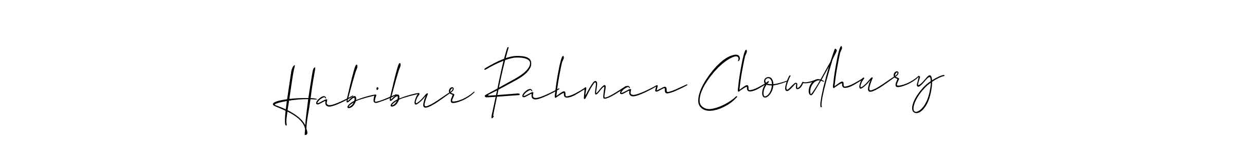 The best way (Allison_Script) to make a short signature is to pick only two or three words in your name. The name Habibur Rahman Chowdhury include a total of six letters. For converting this name. Habibur Rahman Chowdhury signature style 2 images and pictures png