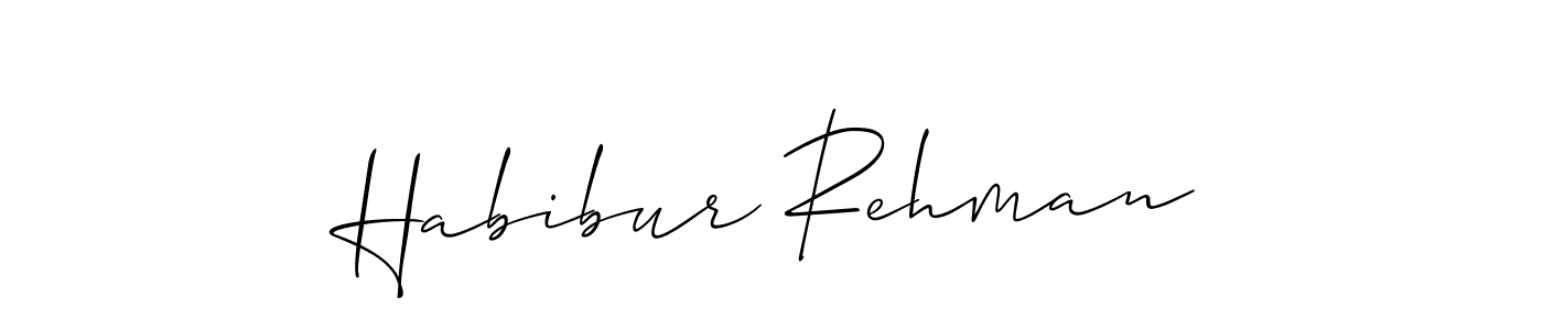 It looks lik you need a new signature style for name Habibur Rehman. Design unique handwritten (Allison_Script) signature with our free signature maker in just a few clicks. Habibur Rehman signature style 2 images and pictures png