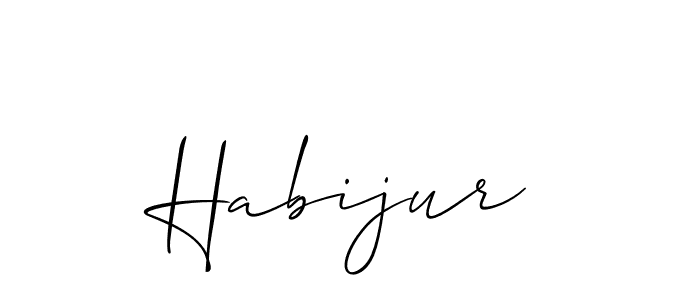 Once you've used our free online signature maker to create your best signature Allison_Script style, it's time to enjoy all of the benefits that Habijur name signing documents. Habijur signature style 2 images and pictures png