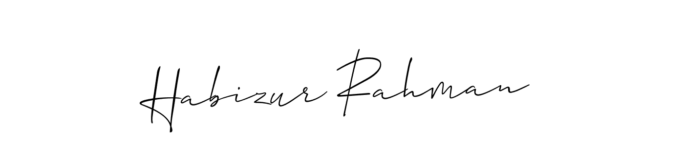 Habizur Rahman stylish signature style. Best Handwritten Sign (Allison_Script) for my name. Handwritten Signature Collection Ideas for my name Habizur Rahman. Habizur Rahman signature style 2 images and pictures png