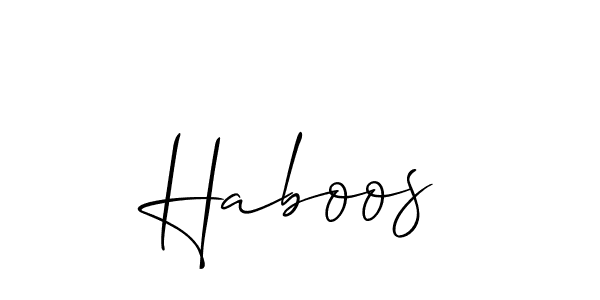 Similarly Allison_Script is the best handwritten signature design. Signature creator online .You can use it as an online autograph creator for name Haboos. Haboos signature style 2 images and pictures png
