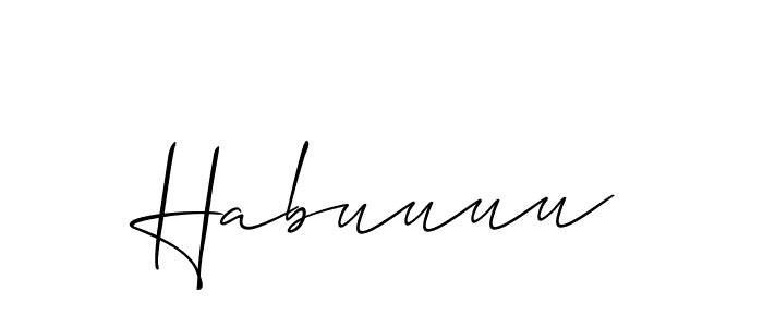 Habuuuu stylish signature style. Best Handwritten Sign (Allison_Script) for my name. Handwritten Signature Collection Ideas for my name Habuuuu. Habuuuu signature style 2 images and pictures png