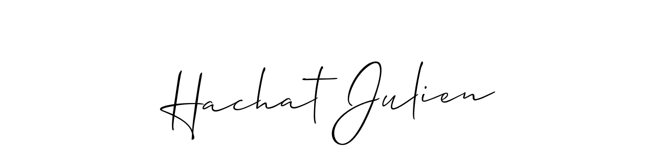 See photos of Hachat Julien official signature by Spectra . Check more albums & portfolios. Read reviews & check more about Allison_Script font. Hachat Julien signature style 2 images and pictures png