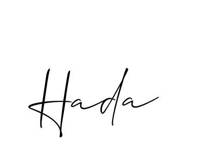 This is the best signature style for the Hada name. Also you like these signature font (Allison_Script). Mix name signature. Hada signature style 2 images and pictures png