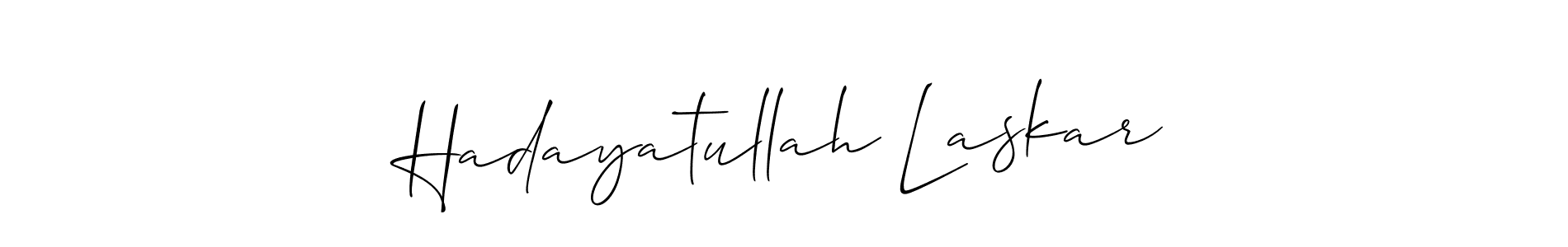 Make a beautiful signature design for name Hadayatullah Laskar. Use this online signature maker to create a handwritten signature for free. Hadayatullah Laskar signature style 2 images and pictures png
