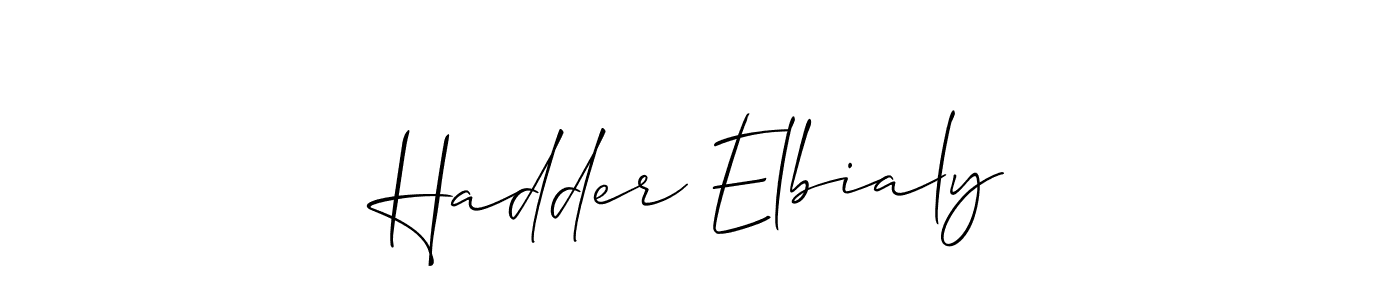 See photos of Hadder Elbialy official signature by Spectra . Check more albums & portfolios. Read reviews & check more about Allison_Script font. Hadder Elbialy signature style 2 images and pictures png