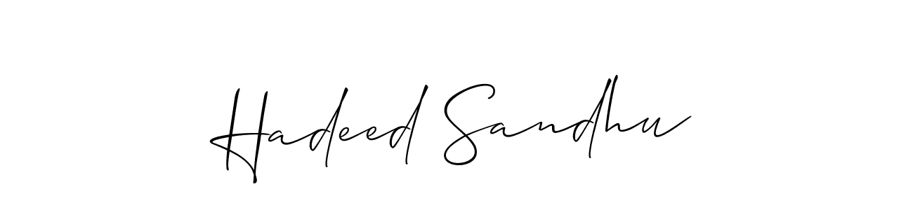 You can use this online signature creator to create a handwritten signature for the name Hadeed Sandhu. This is the best online autograph maker. Hadeed Sandhu signature style 2 images and pictures png