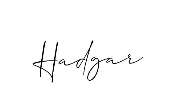 The best way (Allison_Script) to make a short signature is to pick only two or three words in your name. The name Hadgar include a total of six letters. For converting this name. Hadgar signature style 2 images and pictures png