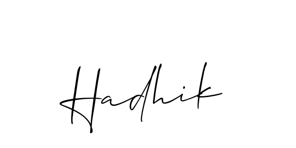 Here are the top 10 professional signature styles for the name Hadhik. These are the best autograph styles you can use for your name. Hadhik signature style 2 images and pictures png