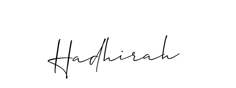 Make a beautiful signature design for name Hadhirah. Use this online signature maker to create a handwritten signature for free. Hadhirah signature style 2 images and pictures png