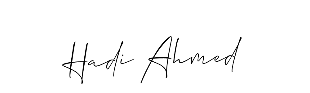 Check out images of Autograph of Hadi Ahmed name. Actor Hadi Ahmed Signature Style. Allison_Script is a professional sign style online. Hadi Ahmed signature style 2 images and pictures png