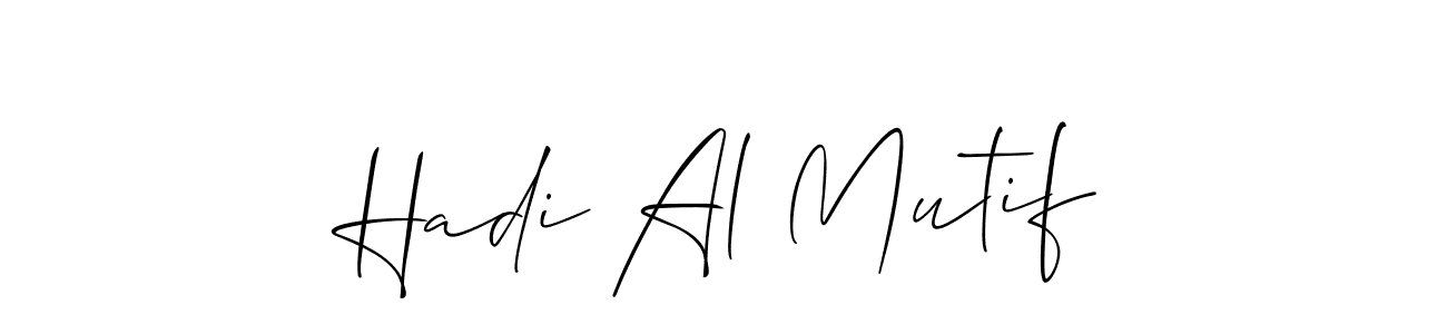 Best and Professional Signature Style for Hadi Al Mutif. Allison_Script Best Signature Style Collection. Hadi Al Mutif signature style 2 images and pictures png