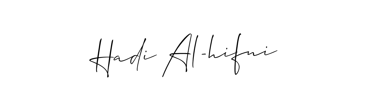 Make a beautiful signature design for name Hadi Al-hifni. Use this online signature maker to create a handwritten signature for free. Hadi Al-hifni signature style 2 images and pictures png