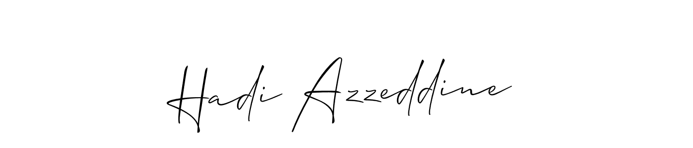 Make a beautiful signature design for name Hadi Azzeddine. Use this online signature maker to create a handwritten signature for free. Hadi Azzeddine signature style 2 images and pictures png