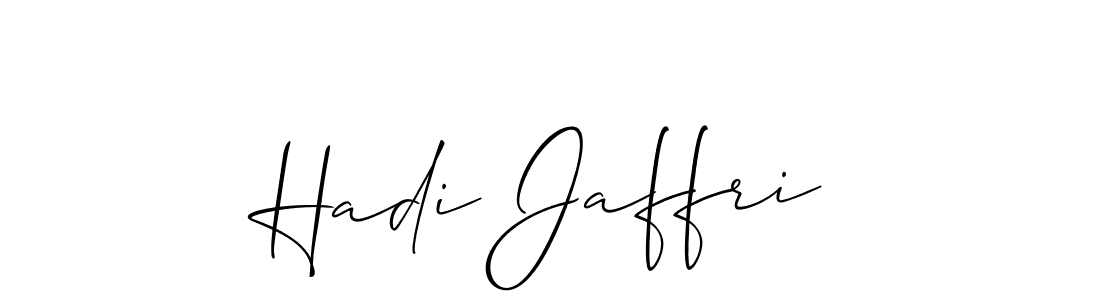 Similarly Allison_Script is the best handwritten signature design. Signature creator online .You can use it as an online autograph creator for name Hadi Jaffri. Hadi Jaffri signature style 2 images and pictures png