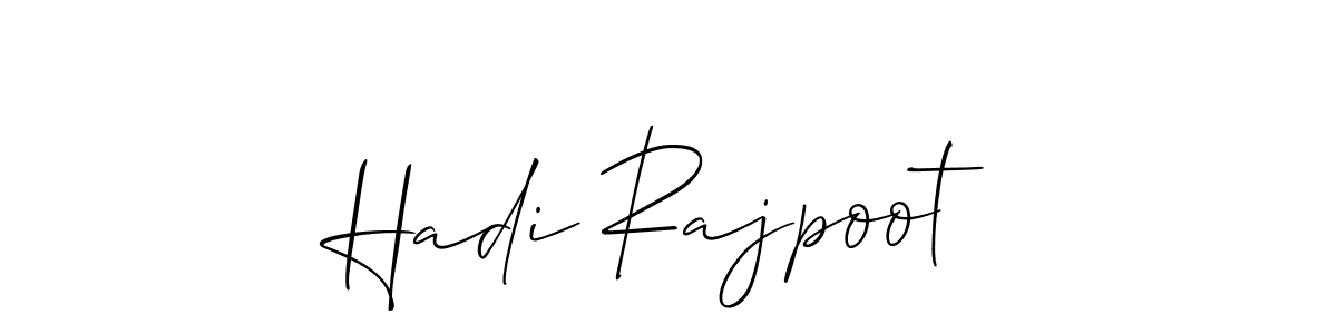 This is the best signature style for the Hadi Rajpoot name. Also you like these signature font (Allison_Script). Mix name signature. Hadi Rajpoot signature style 2 images and pictures png