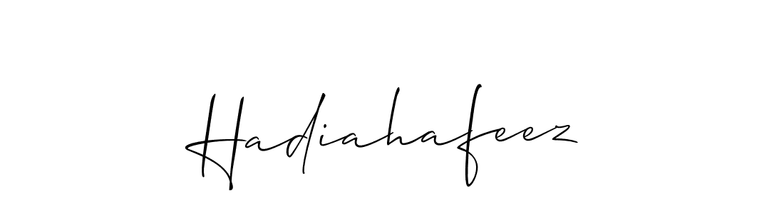 This is the best signature style for the Hadiahafeez name. Also you like these signature font (Allison_Script). Mix name signature. Hadiahafeez signature style 2 images and pictures png