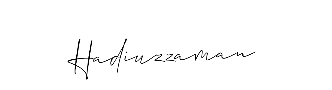 Make a beautiful signature design for name Hadiuzzaman. With this signature (Allison_Script) style, you can create a handwritten signature for free. Hadiuzzaman signature style 2 images and pictures png