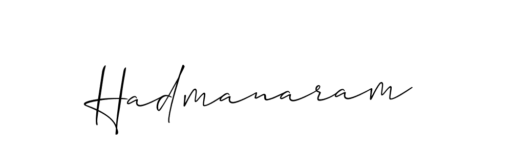 This is the best signature style for the Hadmanaram name. Also you like these signature font (Allison_Script). Mix name signature. Hadmanaram signature style 2 images and pictures png