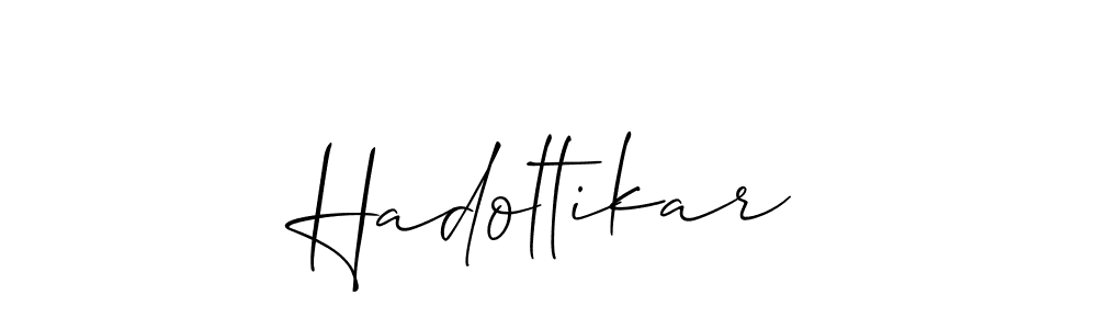 Create a beautiful signature design for name Hadoltikar. With this signature (Allison_Script) fonts, you can make a handwritten signature for free. Hadoltikar signature style 2 images and pictures png