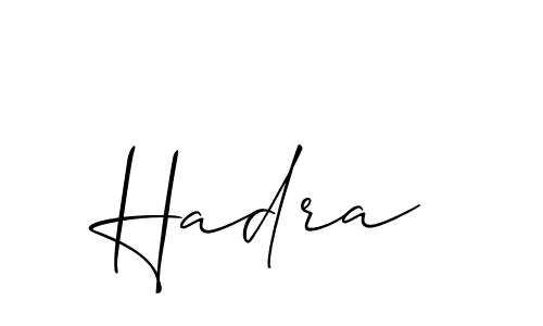 How to Draw Hadra signature style? Allison_Script is a latest design signature styles for name Hadra. Hadra signature style 2 images and pictures png