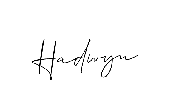 How to make Hadwyn name signature. Use Allison_Script style for creating short signs online. This is the latest handwritten sign. Hadwyn signature style 2 images and pictures png