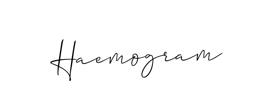 Similarly Allison_Script is the best handwritten signature design. Signature creator online .You can use it as an online autograph creator for name Haemogram. Haemogram signature style 2 images and pictures png