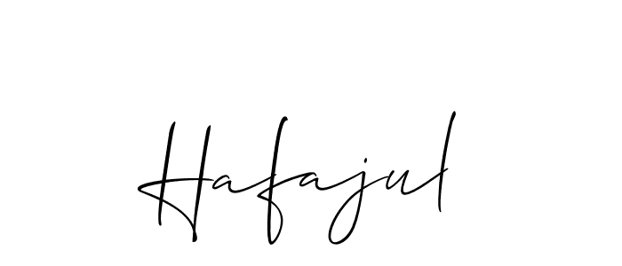 It looks lik you need a new signature style for name Hafajul. Design unique handwritten (Allison_Script) signature with our free signature maker in just a few clicks. Hafajul signature style 2 images and pictures png