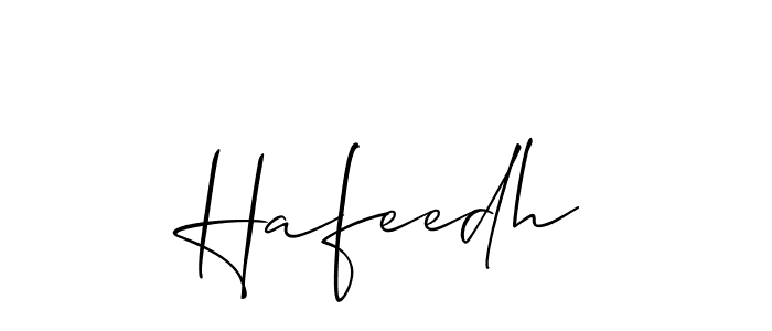 You should practise on your own different ways (Allison_Script) to write your name (Hafeedh) in signature. don't let someone else do it for you. Hafeedh signature style 2 images and pictures png