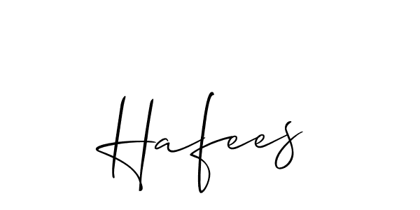Also You can easily find your signature by using the search form. We will create Hafees name handwritten signature images for you free of cost using Allison_Script sign style. Hafees signature style 2 images and pictures png