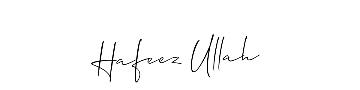 You should practise on your own different ways (Allison_Script) to write your name (Hafeez Ullah) in signature. don't let someone else do it for you. Hafeez Ullah signature style 2 images and pictures png