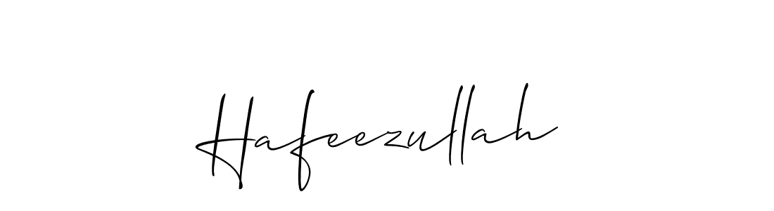 Make a short Hafeezullah signature style. Manage your documents anywhere anytime using Allison_Script. Create and add eSignatures, submit forms, share and send files easily. Hafeezullah signature style 2 images and pictures png