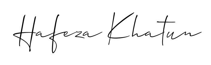 Discover the perfect balance of readability and style for Hafeza Khatun with Allison_Script font. Create your dream signature today. Hafeza Khatun signature style 2 images and pictures png