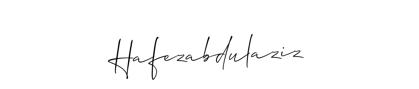 Also we have Hafezabdulaziz name is the best signature style. Create professional handwritten signature collection using Allison_Script autograph style. Hafezabdulaziz signature style 2 images and pictures png