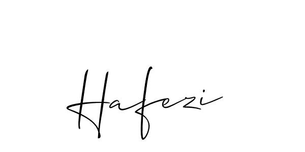 The best way (Allison_Script) to make a short signature is to pick only two or three words in your name. The name Hafezi include a total of six letters. For converting this name. Hafezi signature style 2 images and pictures png