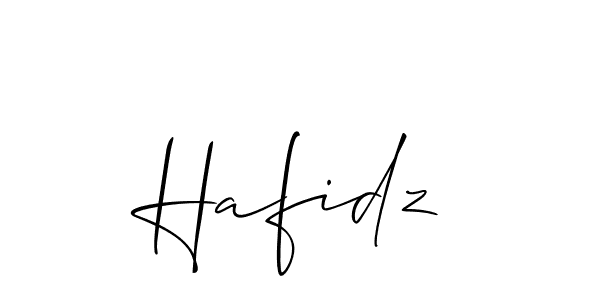 Also You can easily find your signature by using the search form. We will create Hafidz name handwritten signature images for you free of cost using Allison_Script sign style. Hafidz signature style 2 images and pictures png