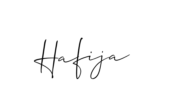 if you are searching for the best signature style for your name Hafija. so please give up your signature search. here we have designed multiple signature styles  using Allison_Script. Hafija signature style 2 images and pictures png