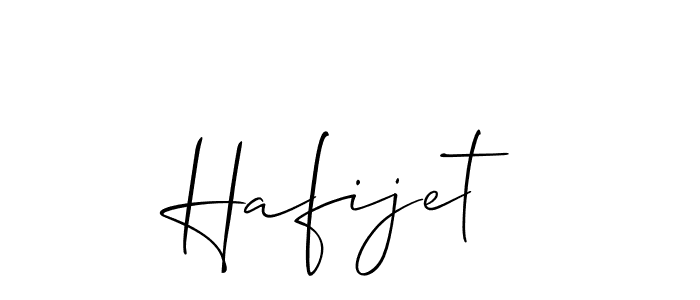 It looks lik you need a new signature style for name Hafijet. Design unique handwritten (Allison_Script) signature with our free signature maker in just a few clicks. Hafijet signature style 2 images and pictures png